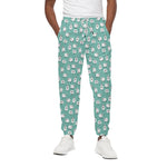 Little Sheep Pattern Print Cotton Pants