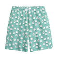 Little Sheep Pattern Print Cotton Shorts