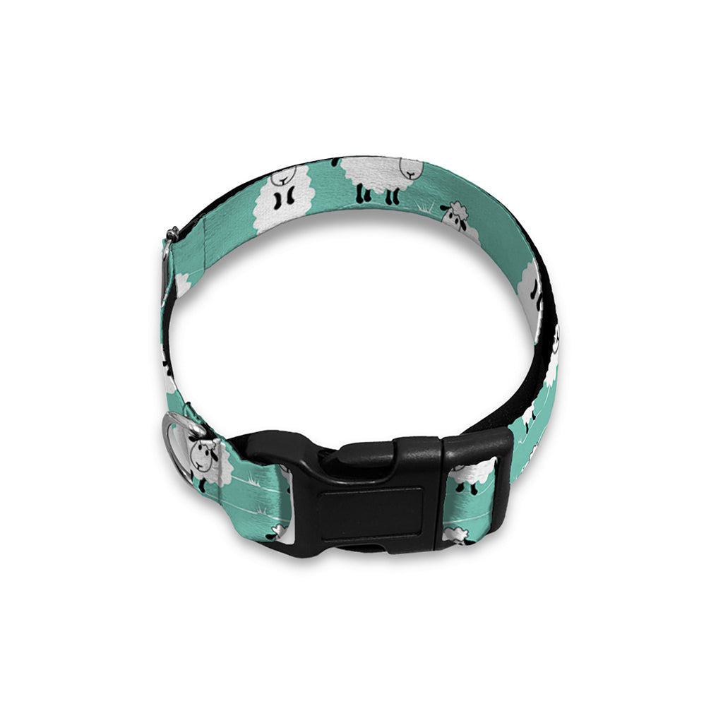 Little Sheep Pattern Print Dog Collar
