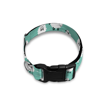 Little Sheep Pattern Print Dog Collar