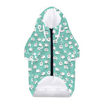 Little Sheep Pattern Print Dog Zip Up Hoodie
