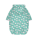 Little Sheep Pattern Print Dog Zip Up Hoodie