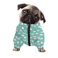 Little Sheep Pattern Print Dog Zip Up Jacket