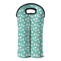 Little Sheep Pattern Print Double Neoprene Wine Tote