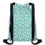Little Sheep Pattern Print Drawstring Backpack