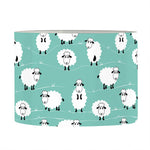 Little Sheep Pattern Print Drum Lamp Shade