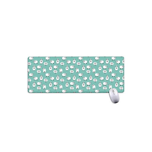 Little Sheep Pattern Print Extended Mouse Pad