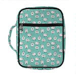 Little Sheep Pattern Print Front Pocket Bible Bag