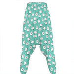 Little Sheep Pattern Print Hammer Pants