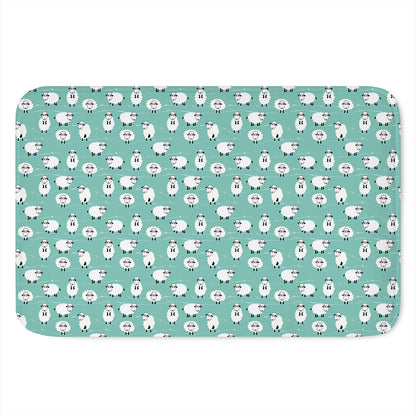 Little Sheep Pattern Print Indoor Door Mat