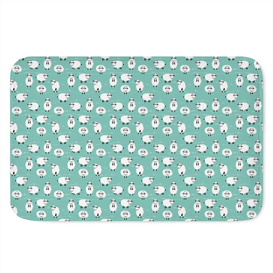 Little Sheep Pattern Print Indoor Door Mat