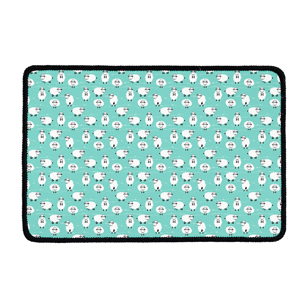 Little Sheep Pattern Print Kitchen Mat