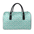 Little Sheep Pattern Print Leather Duffel Bag