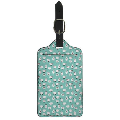 Little Sheep Pattern Print Luggage Tag