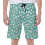 Little Sheep Pattern Print Men's Beach Shorts