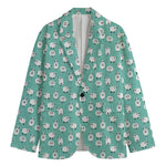 Little Sheep Pattern Print Men's Blazer
