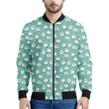 Little Sheep Pattern Print Men's Bomber Jacket