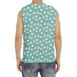 Little Sheep Pattern Print Men's Fitness Tank Top