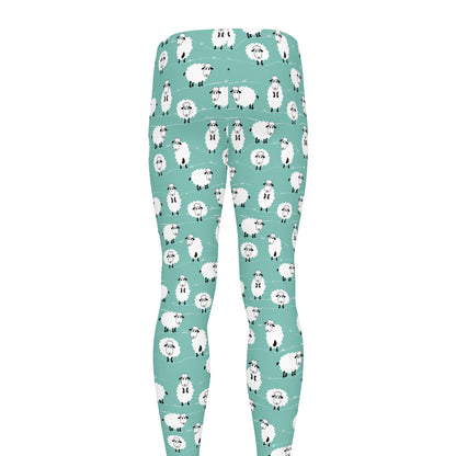 Little Sheep Pattern Print Men's leggings