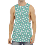 Little Sheep Pattern Print Men's Muscle Tank Top