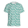 Little Sheep Pattern Print Men's Athletic T-Shirt