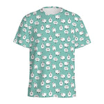 Little Sheep Pattern Print Men's Sports T-Shirt
