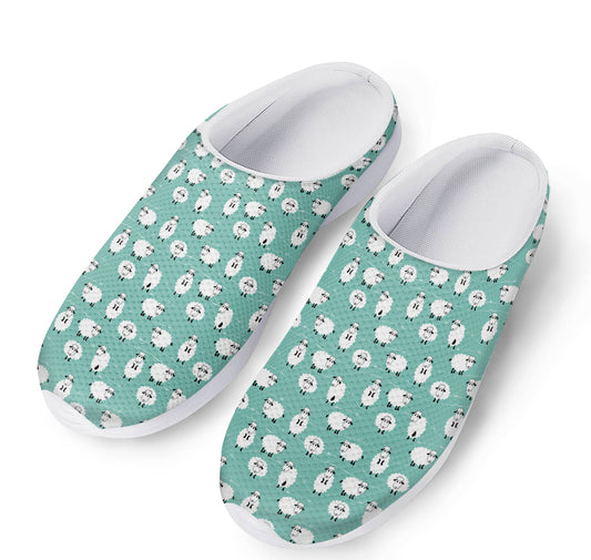 Little Sheep Pattern Print Mesh Casual Shoes