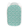 Little Sheep Pattern Print Mesh Laundry Hamper
