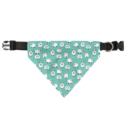 Little Sheep Pattern Print Over The Collar Dog Bandana