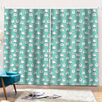 Little Sheep Pattern Print Pencil Pleat Curtains