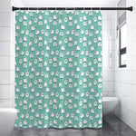 Little Sheep Pattern Print Premium Shower Curtain