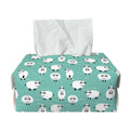Little Sheep Pattern Print Rectangle Tissue Box Cover