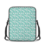 Little Sheep Pattern Print Rectangular Crossbody Bag