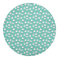 Little Sheep Pattern Print Round Blanket
