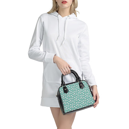 Little Sheep Pattern Print Shoulder Handbag