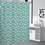 Little Sheep Pattern Print Shower Curtain