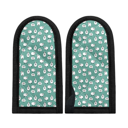 Little Sheep Pattern Print Skillet Handle Cover