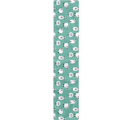 Little Sheep Pattern Print Table Runner
