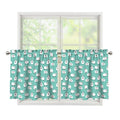 Little Sheep Pattern Print Tier Curtains