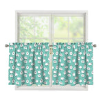 Little Sheep Pattern Print Tier Curtains