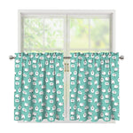 Little Sheep Pattern Print Tier Curtains