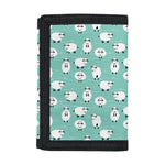 Little Sheep Pattern Print Trifold Wallet