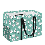 Little Sheep Pattern Print Utility Tote Bag
