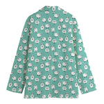 Little Sheep Pattern Print Women's Blazer