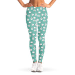 Little Sheep Pattern Print Women's Leggings