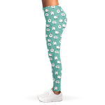 Little Sheep Pattern Print Women's Leggings