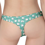 Little Sheep Pattern Print Women's Thong