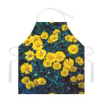 Little Yellow Daisy Print Adjustable Apron