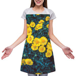 Little Yellow Daisy Print Adjustable Apron