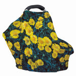 Little Yellow Daisy Print Baby Seat Cover